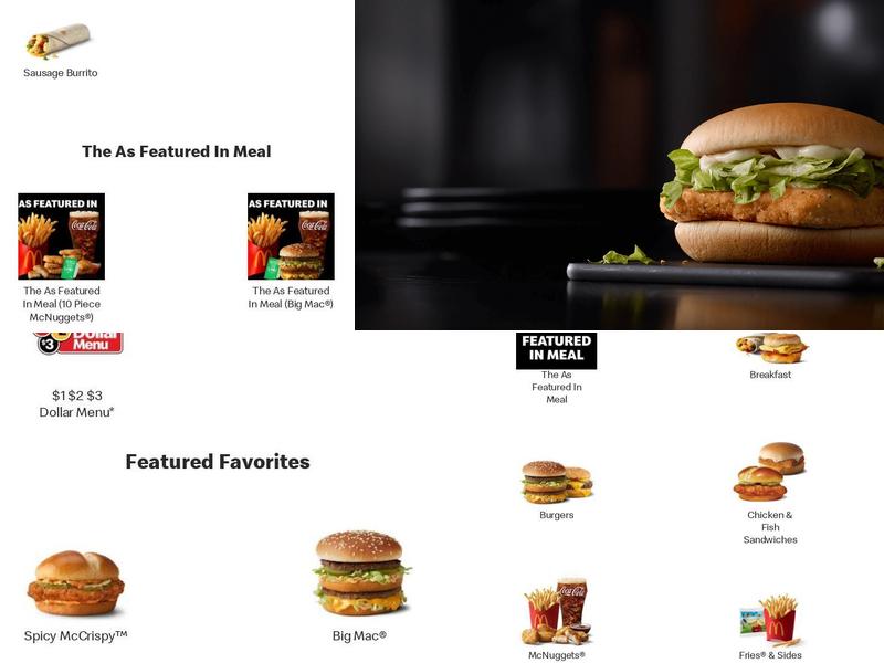 McDonald's Menu