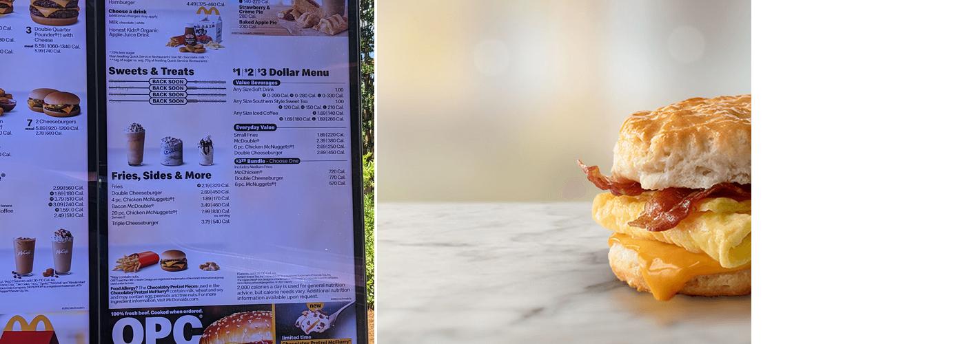 McDonald's Menu