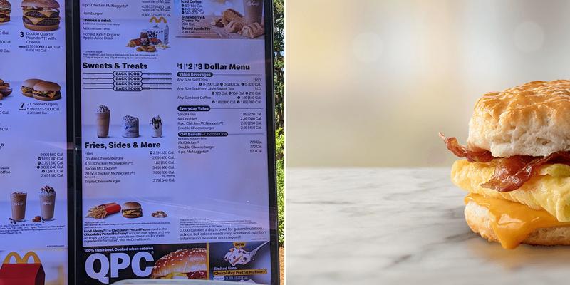McDonald's Menu