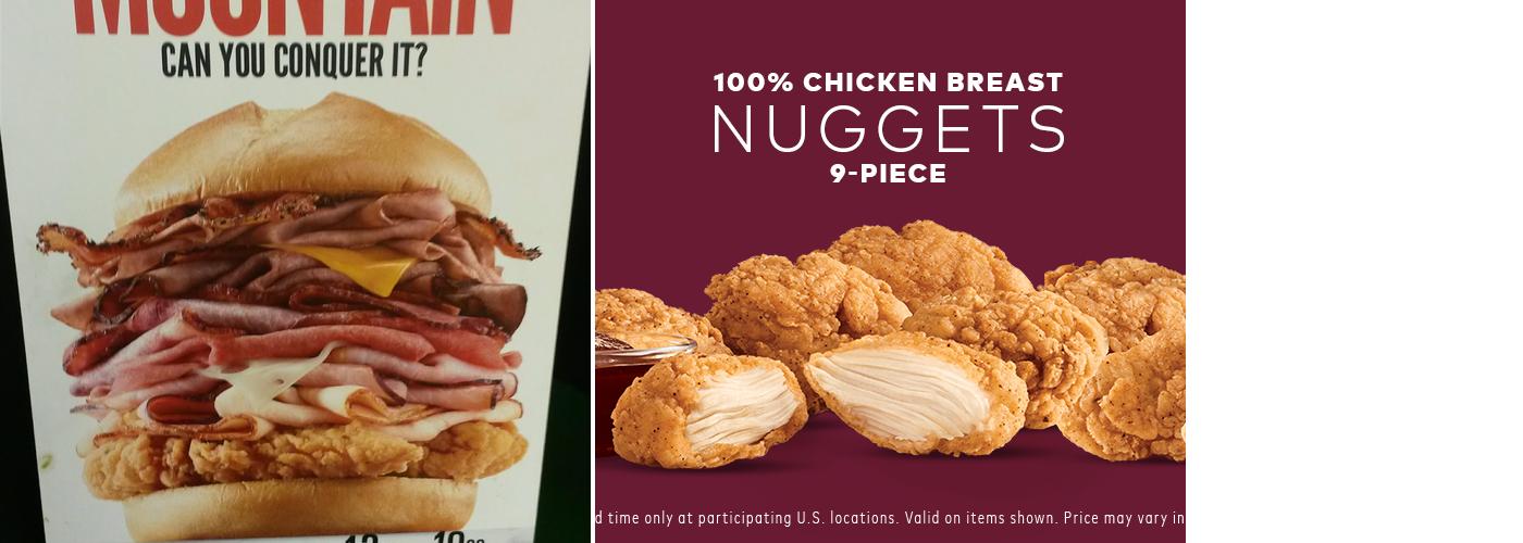 Arby's Menu