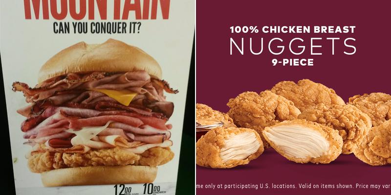 Arby's Menu
