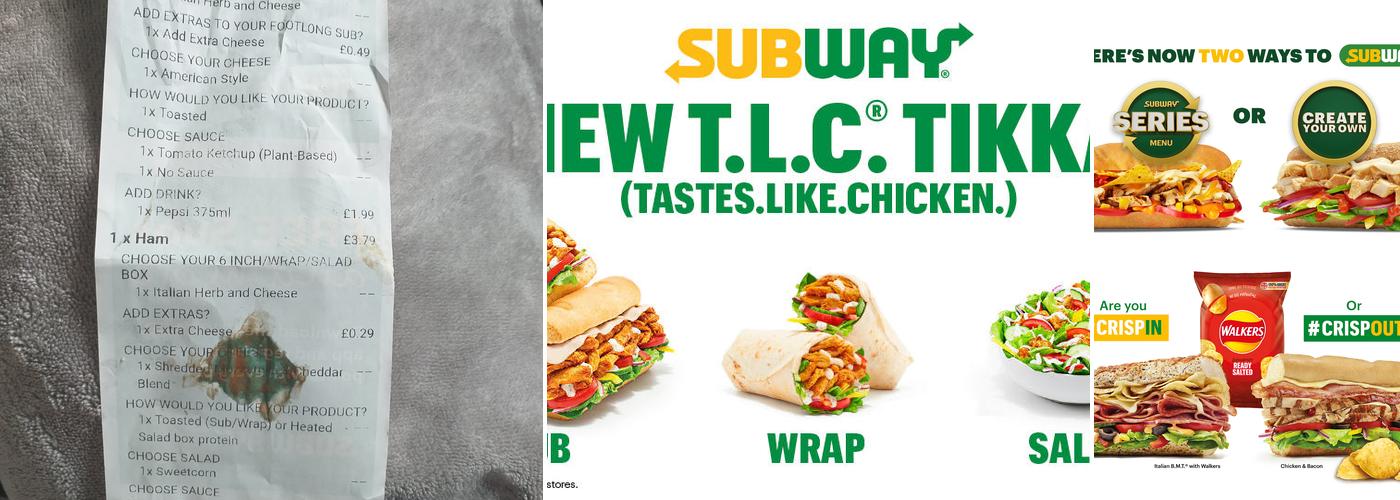 Subway Menu