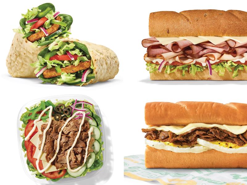 Subway Menu