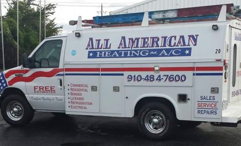 All American Heating and Air Conditioning Services Inc. 215 E Broad St, St Pauls North Carolina 28384