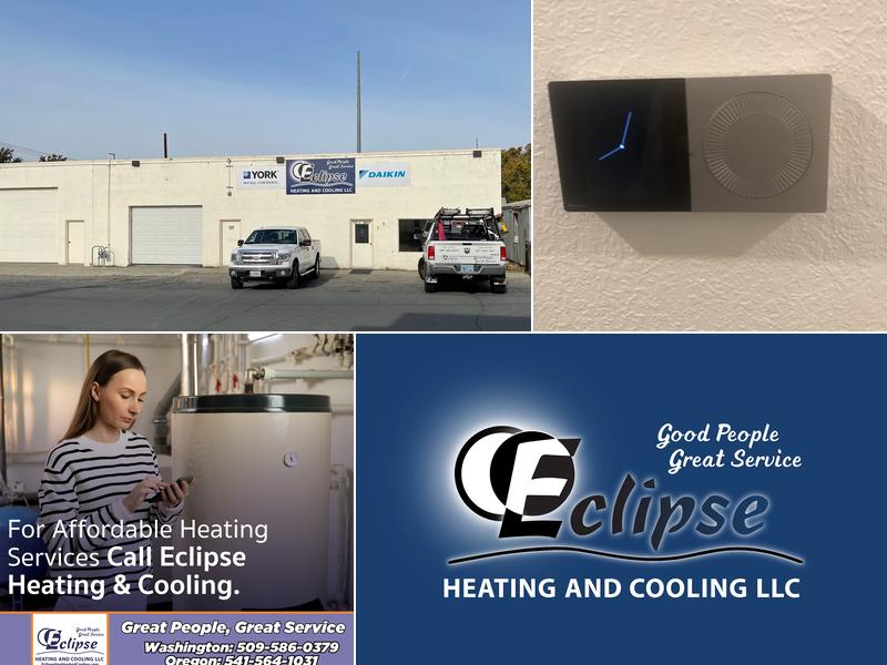Eclipse Heating and Cooling