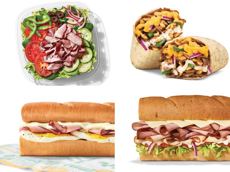 Subway Menu