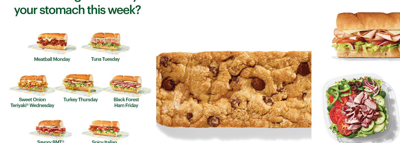 Subway Menu
