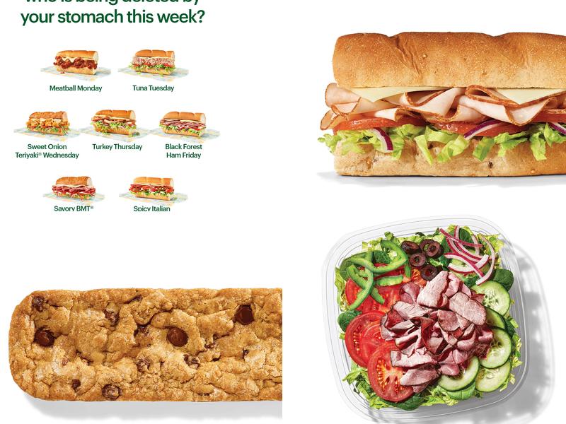 Subway Menu