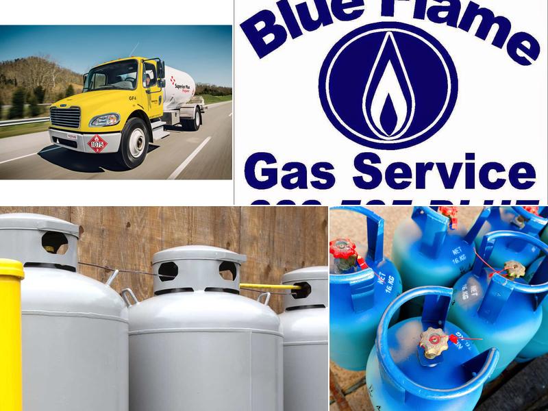 Blue Flame Gas