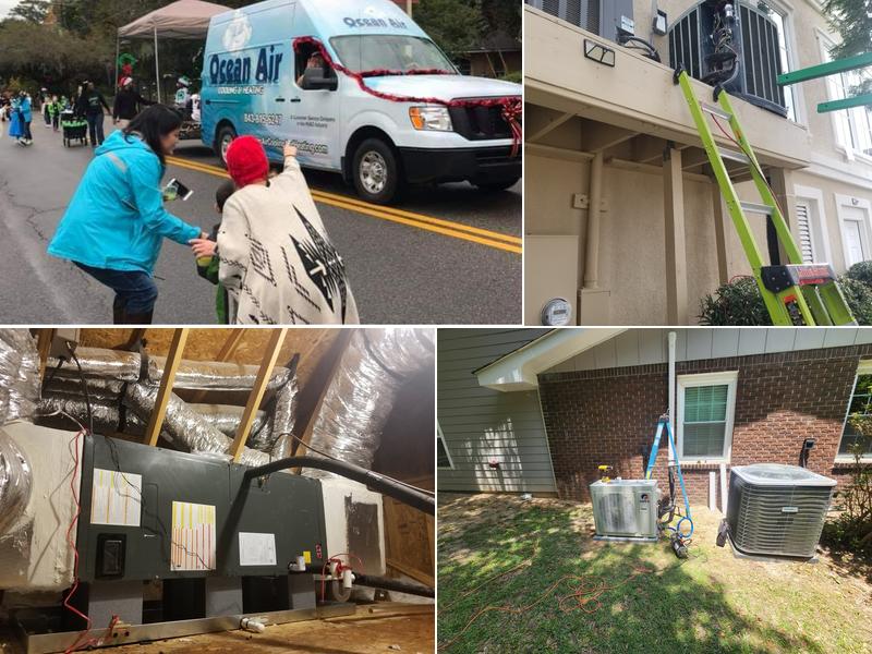 Ocean Air Cooling and Heating