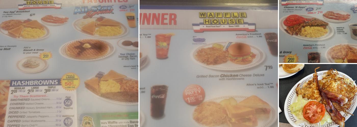 Waffle House Menu