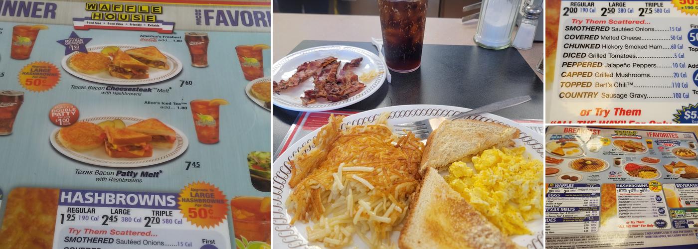 Waffle House Menu