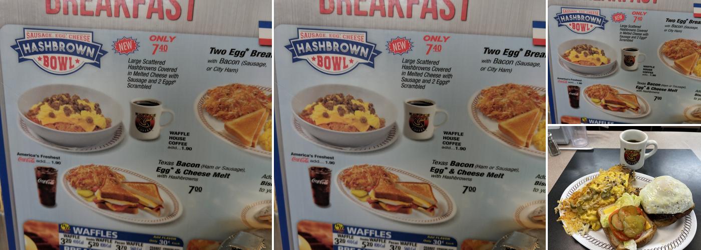 Waffle House Menu