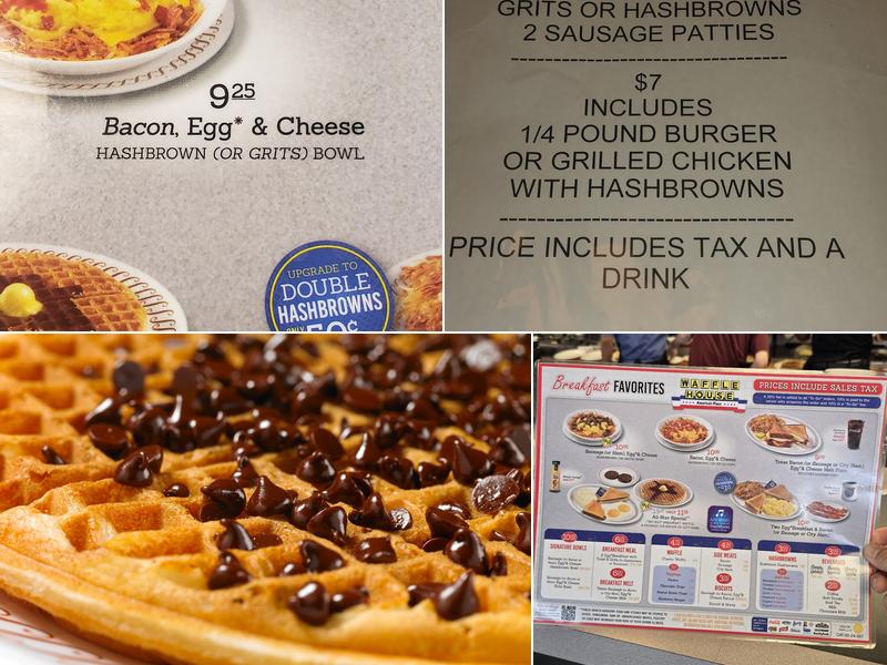 Waffle House Menu