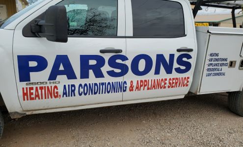 Parsons Heating and Air, Inc. 110 S 11th St, Ballinger Texas 76821