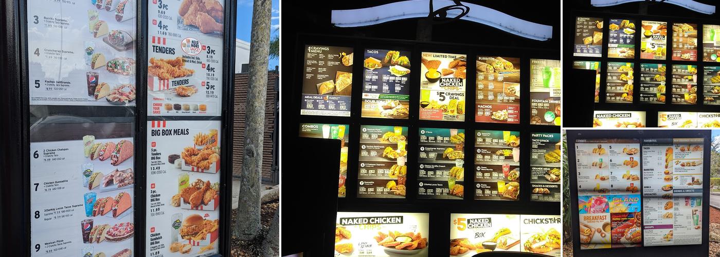Taco Bell Menu