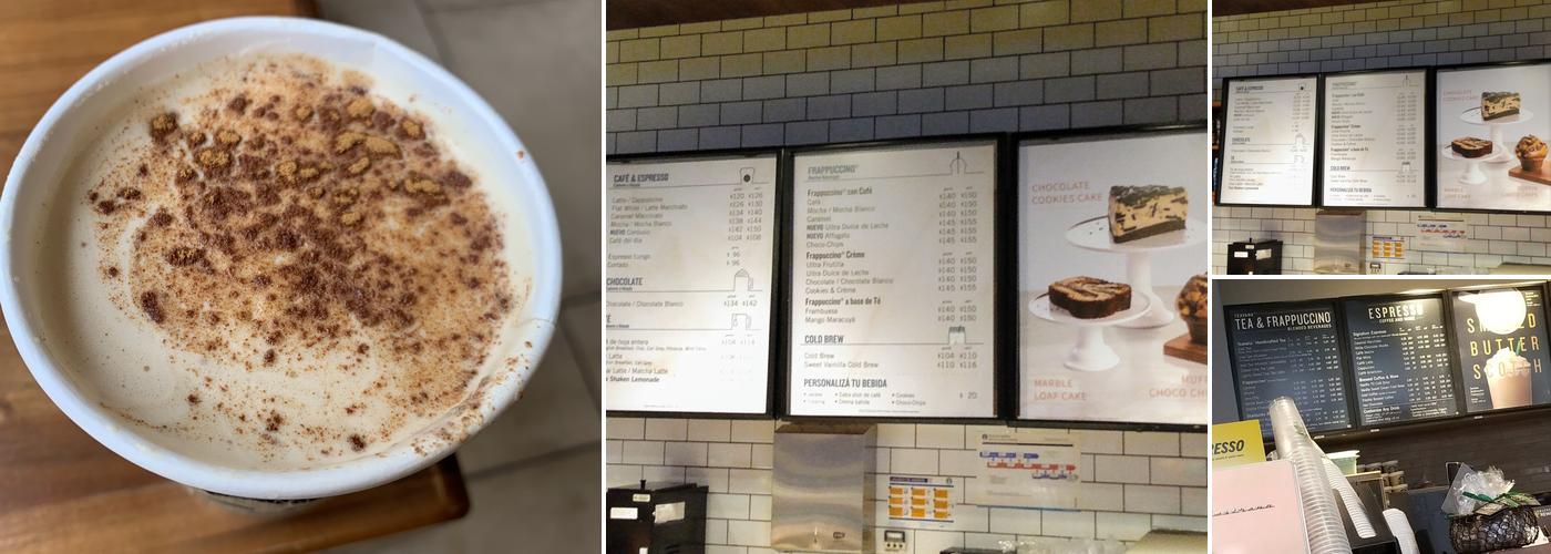 Starbucks Menu