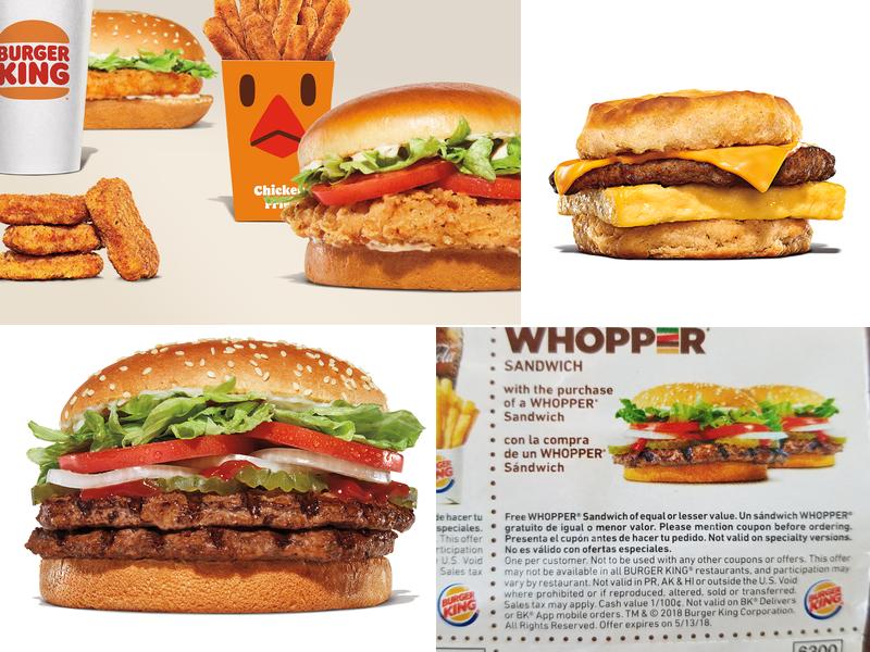 Burger King Menu