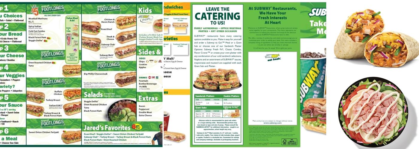 Subway Menu