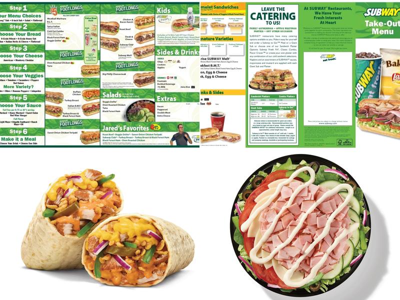 Subway Menu