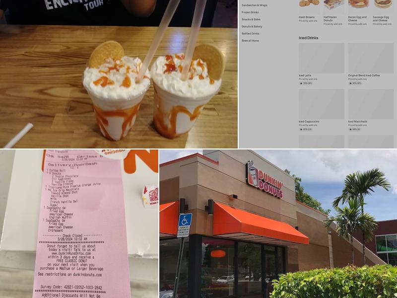 Dunkin' Menu
