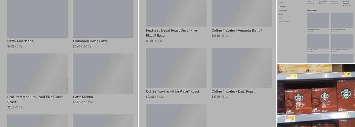 Starbucks Menu