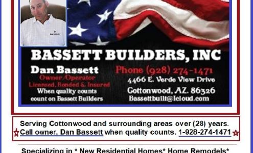 Bassett Builders 4466 Verde View Dr, Cottonwood Arizona 86326