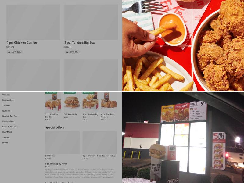 KFC Menu