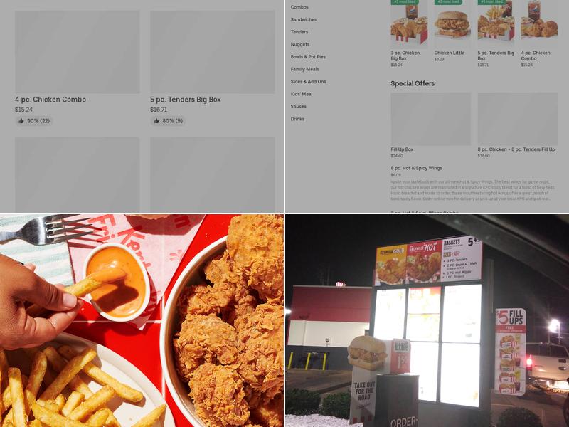 KFC Menu