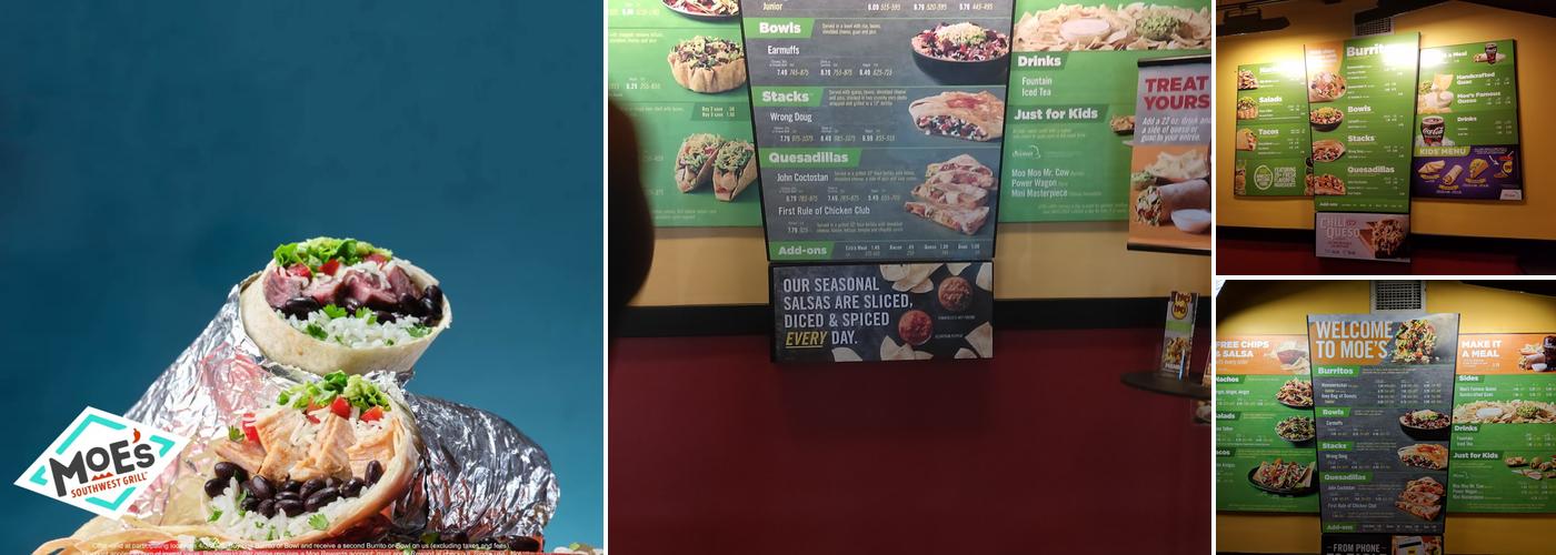 Moe's Southwest Grill Menu
