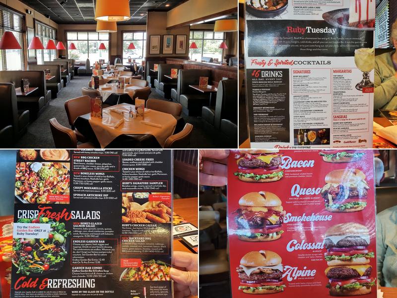 Ruby Tuesday Menu