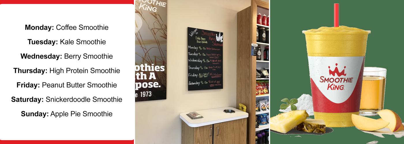 Smoothie King Menu