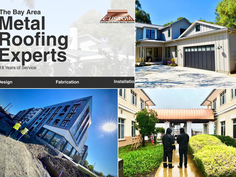 Custom Copper and Sheet Metal Roofing