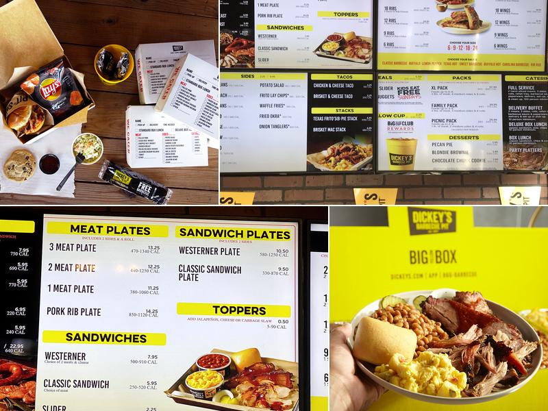 Dickey's Barbecue Pit Menu