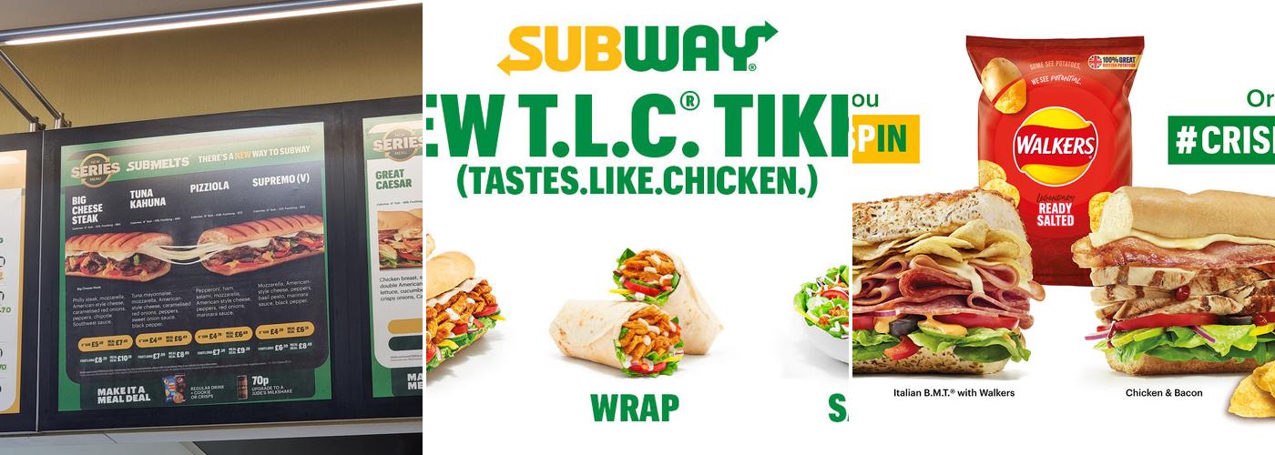 Subway Menu