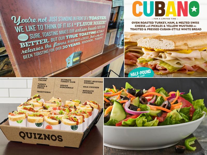 Quiznos Menu