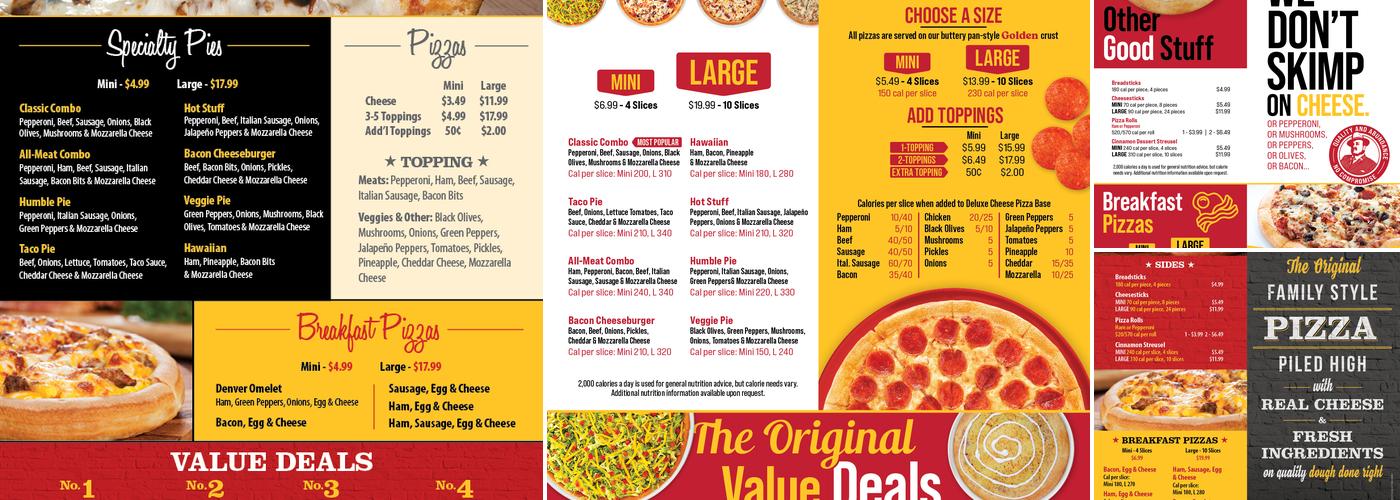 Godfather's Pizza Express Menu