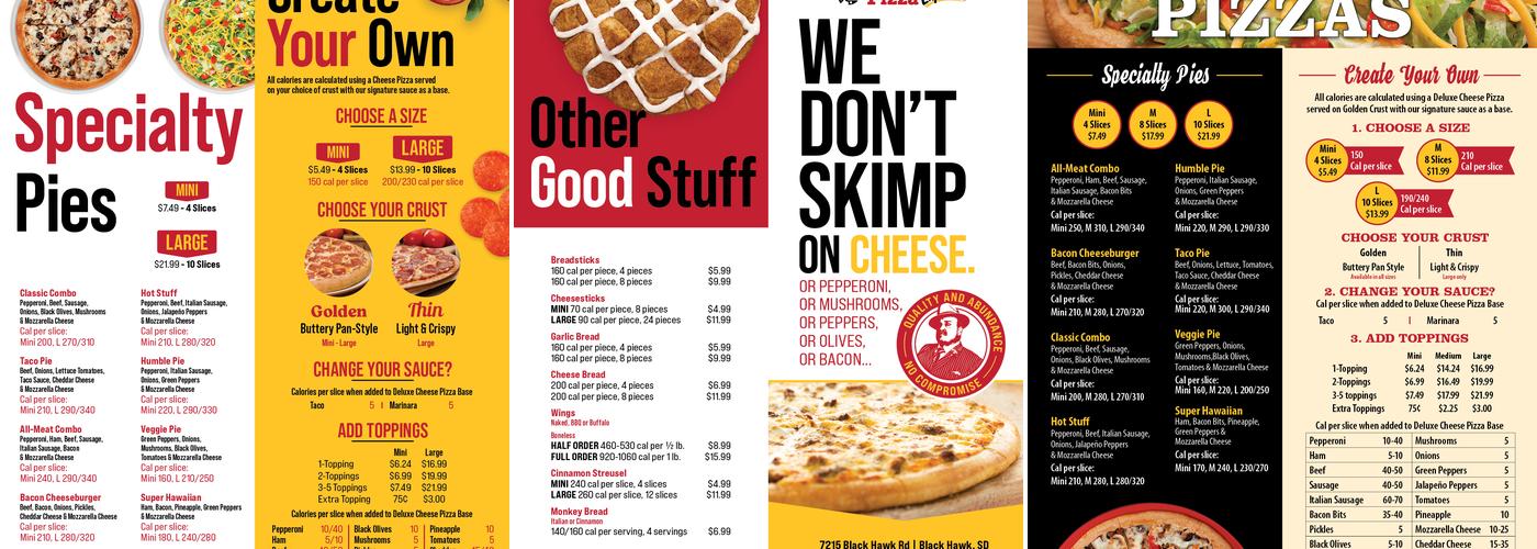 Godfather's Pizza Menu