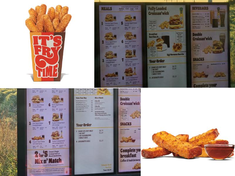 Burger King Menu