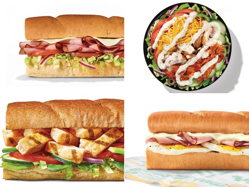 Subway Menu