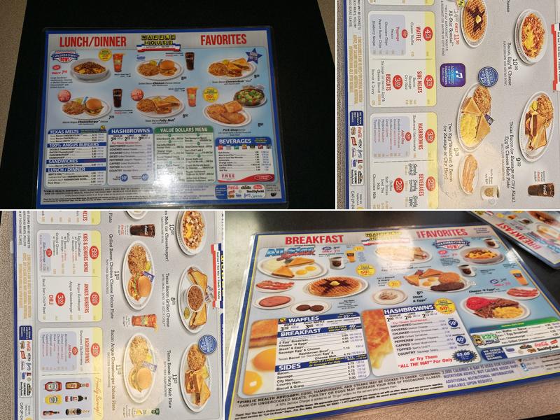 Waffle House Menu