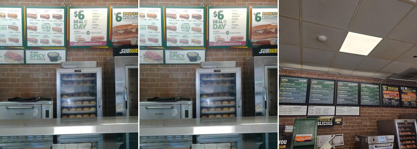 Subway Menu