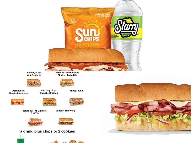 Subway Menu