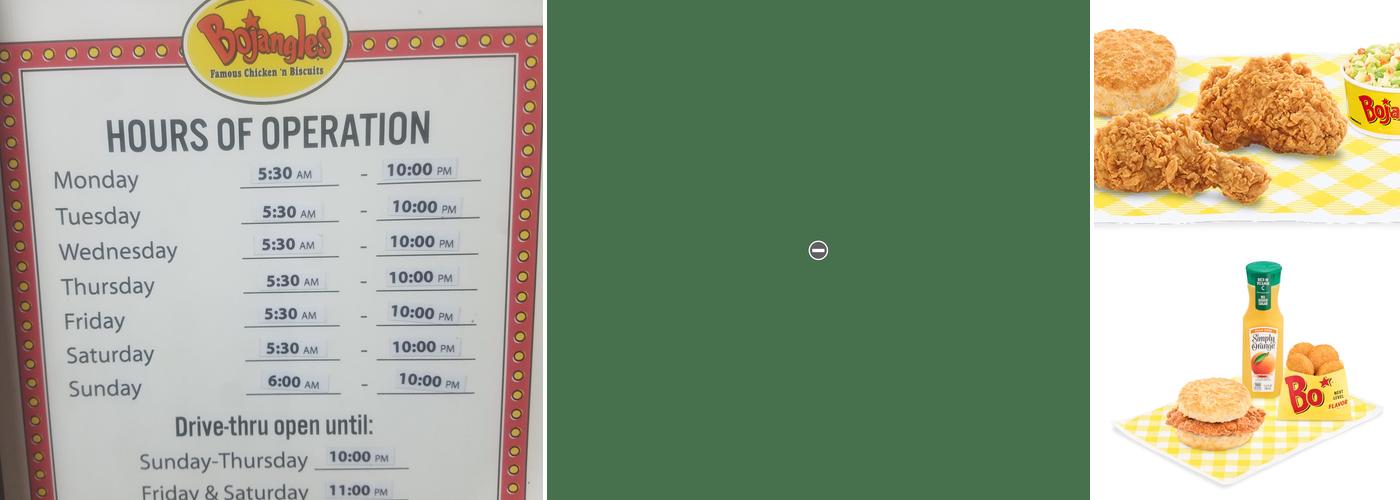 Bojangles Menu