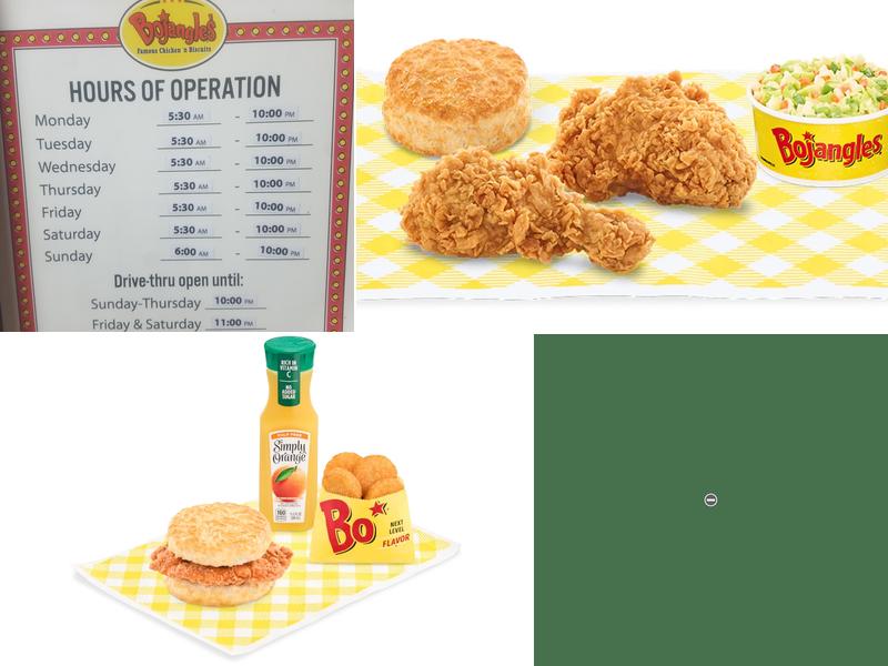 Bojangles Menu