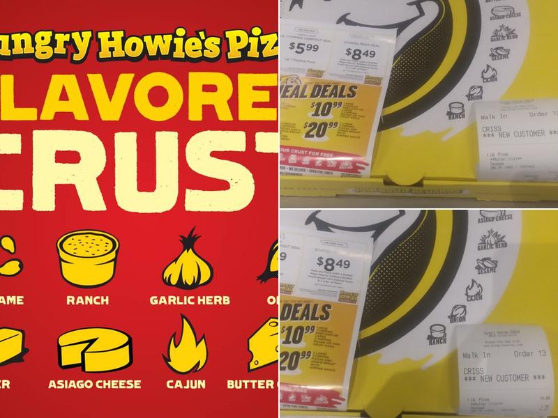 Hungry Howie's Pizza Menu