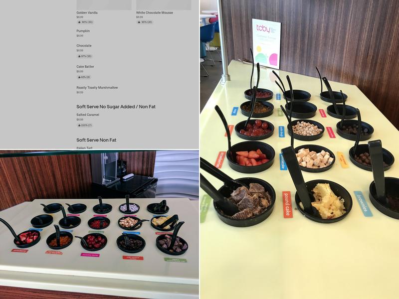 TCBY Menu