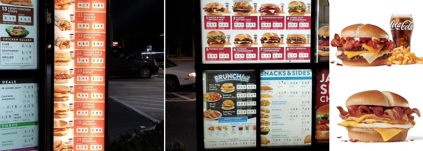 Jack In The Box Menu