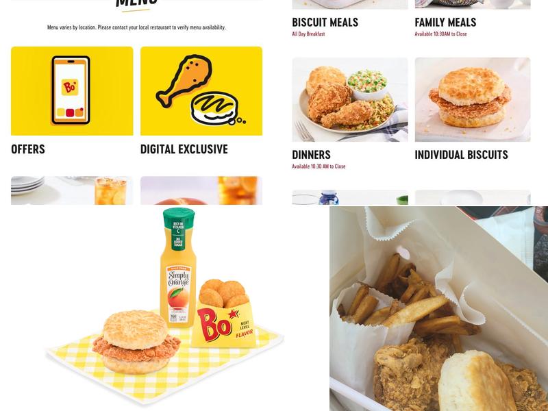 Bojangles Menu