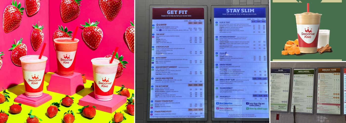 Smoothie King Menu